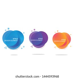 modern banner design set 