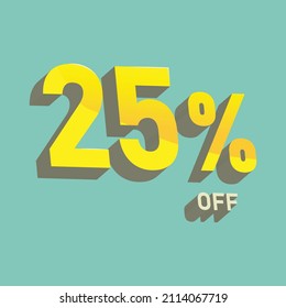 Moderne Banner-Design-Vorlage mit 25 % Kashback bietet Vektorgrafik für Werbe-Rabatt-Anzeigen.