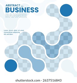 modern banner design template connected dots