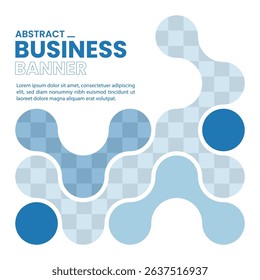 modern banner design template connected dots