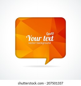 Modern banner Design template for text on white