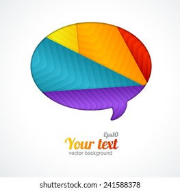 Modern banner Design template for text on white