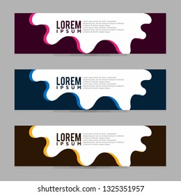 Modern Banner Design Template. Vector Illustration. Eps 08.