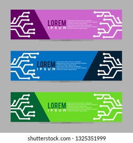 Modern Banner Design Template. Vector Illustration. Eps 08.