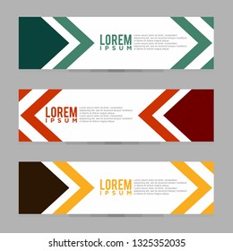 Modern Banner Design Template. Vector Illustration. Eps 08.