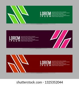 Modern Banner Design Template. Vector Illustration. Eps 08.