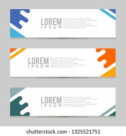 Modern Banner Design Template. Vector Illustration. Eps 08.