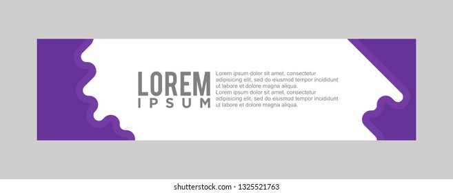 Modern Banner Design Template. Vector Illustration. Eps 08.