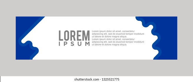 Modern Banner Design Template. Vector Illustration. Eps 08.