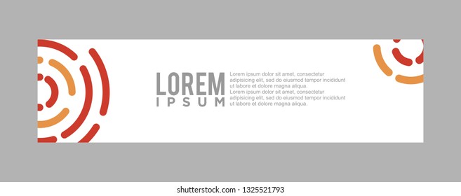 Modern Banner Design Template. Vector Illustration. Eps 08.