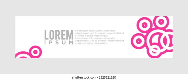 Modern Banner Design Template. Vector Illustration. Eps 08.