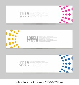 Modern Banner Design Template. Vector Illustration. Eps 08.