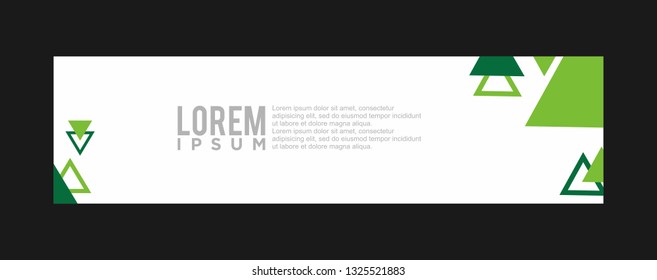 Modern Banner Design Template. Vector Illustration. Eps 08.