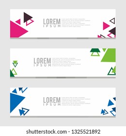 Modern Banner Design Template. Vector Illustration. Eps 08.
