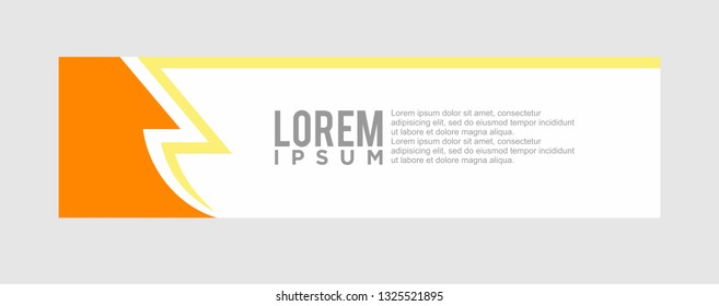 Modern Banner Design Template. Vector Illustration. Eps 08.