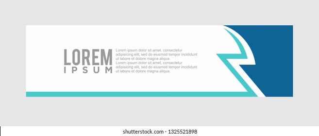 Modern Banner Design Template. Vector Illustration. Eps 08.