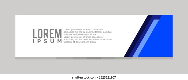 Modern Banner Design Template. Vector Illustration. Eps 08.