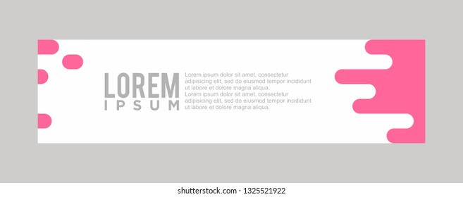 Modern Banner Design Template. Vector Illustration. Eps 08.