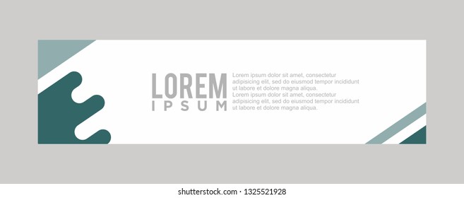 Modern Banner Design Template. Vector Illustration. Eps 08.