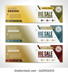 Modern Banner Design Vector Illustration