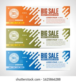 Modern Banner Design Vector Illustration