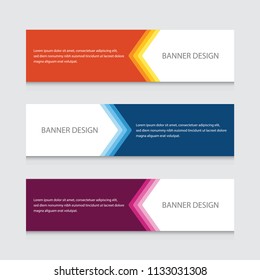 Modern Banner Design Vector Template Background
