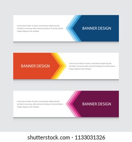 Modern Banner Design Vector Template Background