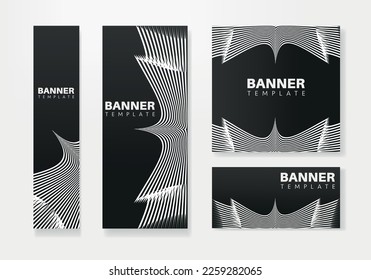 Modern banner design web template Set, web banner. Background for website design, Social Media Cover ads banner, flyer, invitation card
