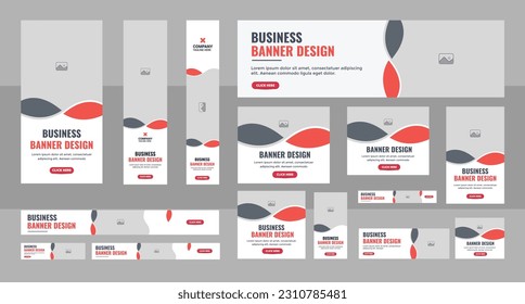 Plantilla web moderna de diseño de banners Set, Banner web de encabezado horizontal. Fondo de encabezado de cubierta azul degradado moderno para diseño de sitios web, banner de anuncios de cubierta de medios sociales, volante, pasos vectoriales de tarjetas de invitación
