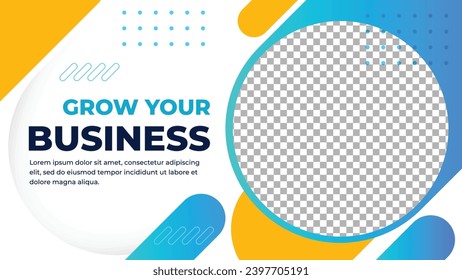 Modernes Webdesign-Template Set für Banner, Horizontaler Webbanner für Header. Modern Gradient Blue Titelhintergrund für Webdesign, Werbebanner für Social Media Cover,