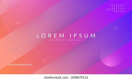 Modern Banner. Dynamic Layout. Geometric Texture. Flow Fluid Cover. Purple Hipster Design. Wave Landing Page. Horizontal Wallpaper. Bright Page. Lilac Modern Banner