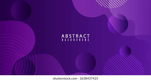 modern banner. fluit purple backgroung. vector Illustration