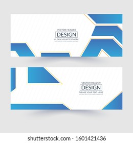 Modern banner with gradient design style. vector template design. Abstract business banner template for business event