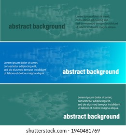 Modern banner, great design for any purposes. Abstract background banner. Isolated vector illustration. Website template design. 