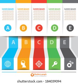 Modern banner infographic. 