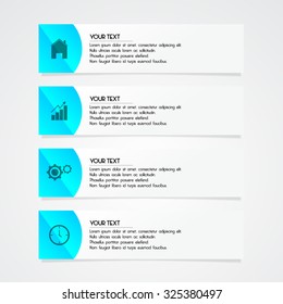 Modern banner and infographic with icon