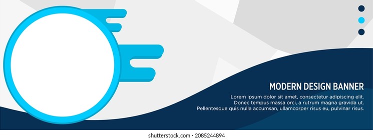 Diseño moderno de pancartas