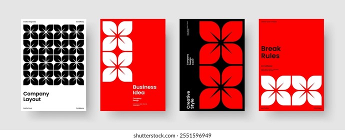 Modernes Banner-Layout. Vorlage für geometrische Broschüre. Kreatives Posterdesign. Hintergrund. Geschäftspräsentation. Buchumschlag. Bericht. Flyer. Notebook. Erfassung Zeitschrift. Packungsbeilage. Markenidentität