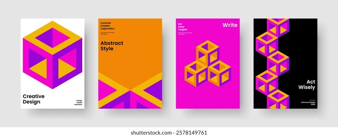 Modern Banner Layout. Isolated Brochure Design. Geometric Book Cover Template. Background. Business Presentation. Report. Poster. Flyer. Catalog. Brand Identity. Pamphlet. Notebook. Portfolio