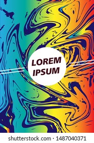 Modern Banner and Poster with dynamic modern liquid mobile concept. template design with editable text.