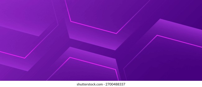 Plano de fundo roxo com banner moderno. Vetor eps10