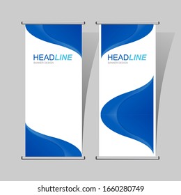 modern banner roll-ups. vertical banner layout for advertising, business, school, event, vector illustration. eps10