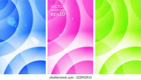 Modern banner set vector