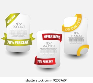 modern banner set for web sale