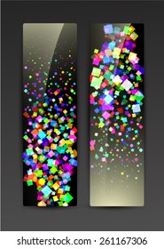 modern banner from splash