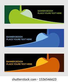 modern banner template, abstract background, vector, card, 