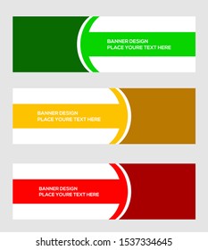 modern banner template, abstract background