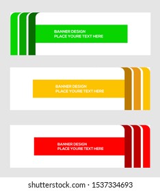 modern banner template, abstract background