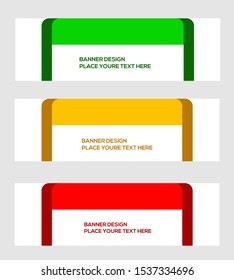 modern banner template, abstract background