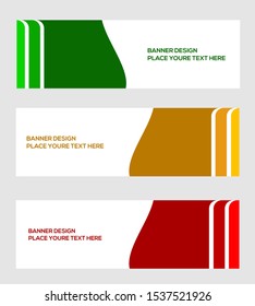 modern banner template, abstract background, vector